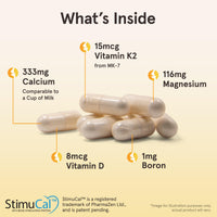 Thumbnail for Jarrow Formulas BoneUp Three Per Day for Bone Density and Skeletal Nutrition, Includes Vitamin D3, K2 (as MK-7) and Calcium, 90 Capsules, 30 Day Supply