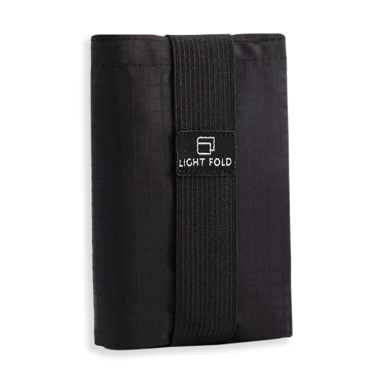 LIGHT FOLD Ultra Slim Tri-Fold Wallet with RFID Blocking, Lightweight Minimalist Men’s Wallet with Elastic Band, Waterproof Durable Nylon Fabric, Slim Front Pocket Card Holder Fits 12 Cards & Cash