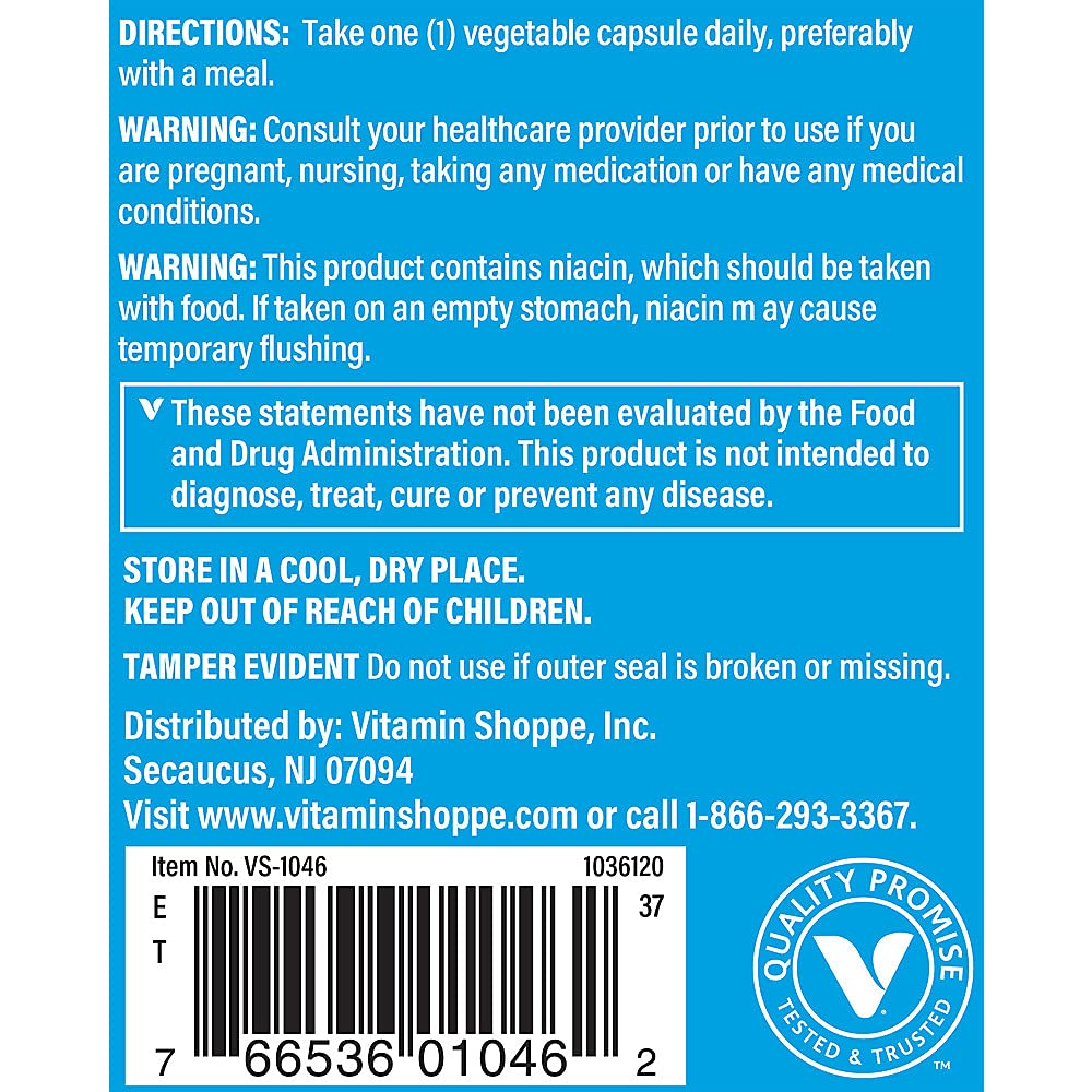 The Vitamin Shoppe Vitamin B-Complex - Energy Metabolism & Nervous System Support, Complete B Vitamins