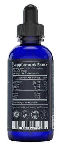 Thumbnail for Trace Mineral Complex â€“ 4 oz (48Servings) â€“ 72+ Ionic Minerals Concentrate/Magnesium, Chloride, Boron, Potassium/Supports Hydration & Electrolyte Balance