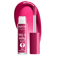 Thumbnail for NYX PROFESSIONAL MAKEUP This Is Milky Gloss, Lip Gloss with 12 Hour Hydration, Vegan - Malt Shake (Warm Red)
