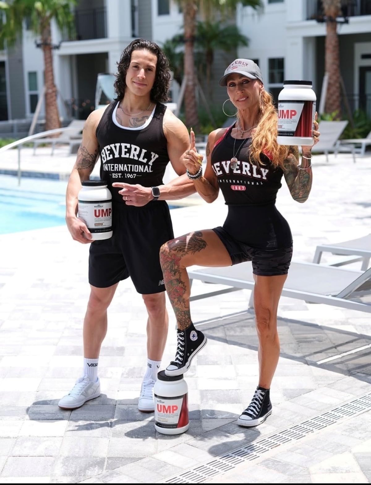 Beverly International UMP Protein Powder, Angel Food Cake. Unique Whey-Casein Ratio Builds Lean Muscle. Easy to Digest. No Bloat. (32.8 oz) 2lb .8 oz