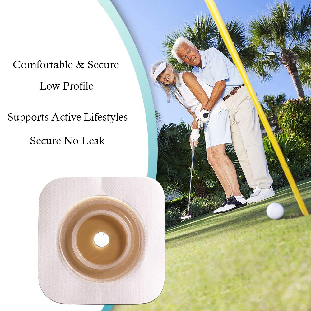 Convatec 125265 Sur-fit Natura Stomahesive Flexible Skin Barrier 5" X 5" 2 1/4" Flange (57mm) (10 ct)