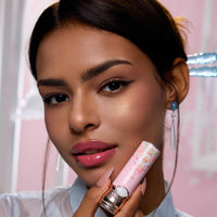 Thumbnail for Flower Knows Butterfly Cloud Collar Glossy Lipstick,Hydrating Solid Lip Gloss,Moisturizing Pink Tinted Lip Balm,Long Lasting Lip Gloss in Balm for Girls&Women,(C05 Peach Blossom)