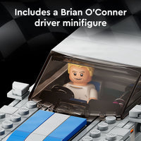 Thumbnail for LEGO Speed Champions 2 Fast 2 Furious Nissan Skyline GT-R (R34), Race Car Toy Model Building Kit, Collectible with Racer Minifigure, 2023 Set for Kids, Boys and Girls Ages 9 and Up 76917