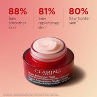 Thumbnail for Clarins Super Restorative Night Cream | Anti-Aging Moisturizer For Mature Skin Weakened By Hormonal Changes | Illuminates & Densifies Skin | Lifts & Tones | Targets Spots & Wrinkles | 1.7 Ounces