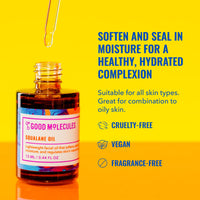 Thumbnail for Good Molecules Squalane Oil - Moisturizer for Face, Skin, and Hair, Plumping, Firming, Anti-Aging - Skincare for Face to Hydrate and Calm the Skin