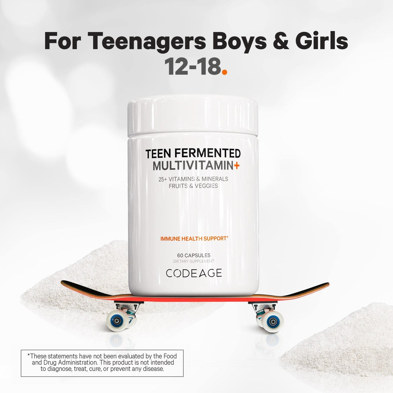 Codeage Immune Support Bundle Multivitamin for Women + Multivitamin for Teens