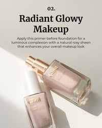Thumbnail for GLINT Glow Pearl Base (30 ml/1.01 fl oz) Moisturizing Foundation Primer with a Radiant Champagne Pink Glow for a Natural, Luminous Complexion | Korean Skincare