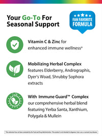 Thumbnail for Rainbow Light Counter Attack Immune Support Booster Supplement for Adults | 90 Tablets | with Vitamin C, Zinc, Immune Guard & More