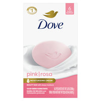 Thumbnail for Dove Beauty Bar Soap Pink Rosa, 6 Bars for Soft, Smooth Skin, Cleans & Moisturizes 3.75 oz