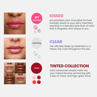 Thumbnail for Wonderskin Lip Oil Rehab Serum - Tinted Lip Oil, Hydrating, Moisturizing, and Non-Sticky Deep Red Tint Serum for Dry Lips (Honey)