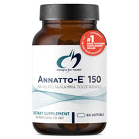 Thumbnail for Designs for Health Annatto-E 150mg Tocotrienols - DeltaGold Vitamin E Complex Supplement with Delta + Gamma Tocotrienols - Cardiovascular, Healthy Aging + Antioxidant Support - Non-GMO (60 Softgels)