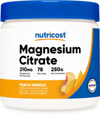 Thumbnail for Nutricost Magnesium Citrate Powder (Peach Mango, 250 Gram)