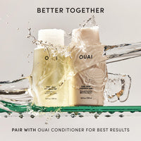 Thumbnail for OUAI Fine Hair Shampoo - Volumizing Shampoo for Fine, Flat Strands - Made with Biotin, Keratin & Chia Seed Oil - Strengthens, Nourishes & Thickens - Color-Safe & Sulfate Free Hair Care (10 Fl oz)