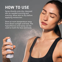 Thumbnail for Prequel Skin Universal Skin Solution Hypochlorous Acid Spray for Face and Body. Fine Mist HOCL Facial Cleanser and Dermal Spray with Minerals & Electrolyzed Water - pH-Stabilized Care. 4oz