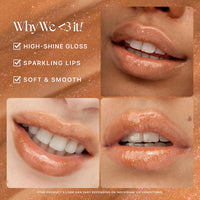 Thumbnail for Nature Republic HONEY MELTING LIP GLITTER (14 MAPLE) SOFT LIP STICK Hydrating Gloss, Moisturizing balms, Shine Glimmer Finish, Shimmery-Sheer tint, korean make up