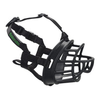 Thumbnail for Baskerville ULTRA Muzzle - Patented Humane Design, Breathable, Dog can Pant and Drink, Adjustable, Padded, Dog Training Muzzle for Large Dogs, Prevents Biting, Wildlife Scavenging (Size 5, Black)