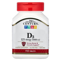 Thumbnail for 21st Century D 5000 IU Tablets, 110 Count