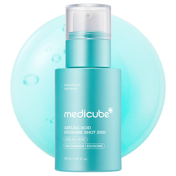 medicube Azelaic Acid Exosome Shot Serum 2000 – Calm Redness due to Dryness while Refining Uneven Texture | Use for After Spot Care, with Azelaic Acid, Niacinamide | Korean Skincare, 30ml / 1.01 fl.oz