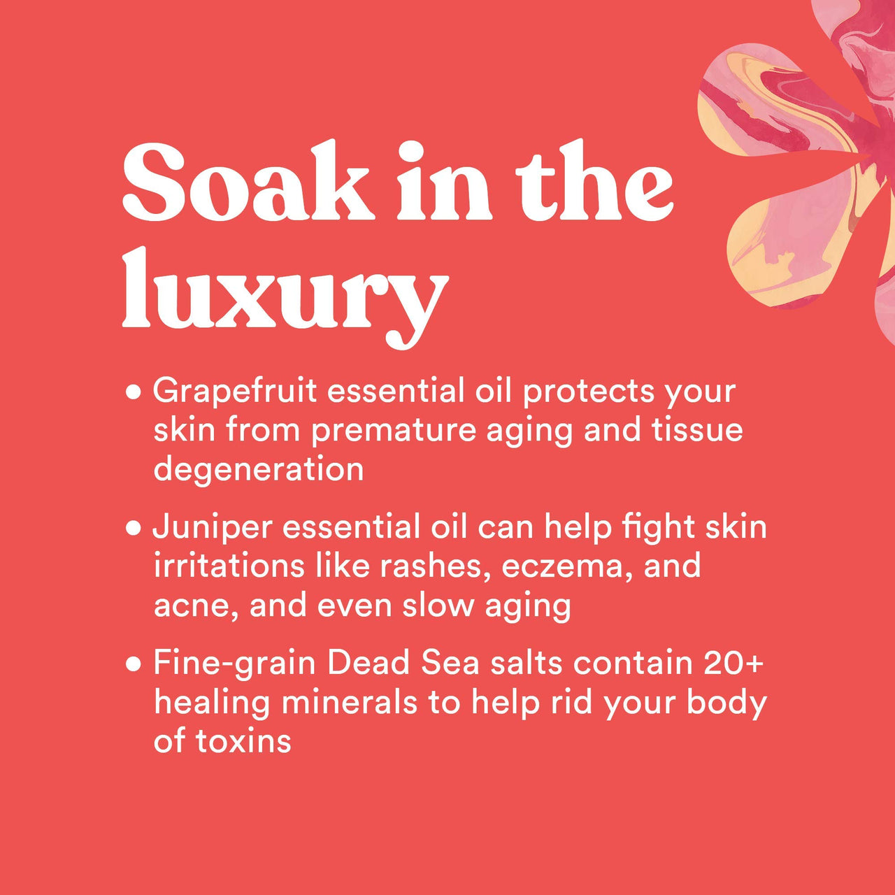 ASUTRA Dead Sea Bath Salts (Skin Rejuvenator), 16 oz - Soak in Rich & Vital Healing Minerals - Pamper & Soften Skin with Grapefruit, Juniper, & Cypress Essential Oils