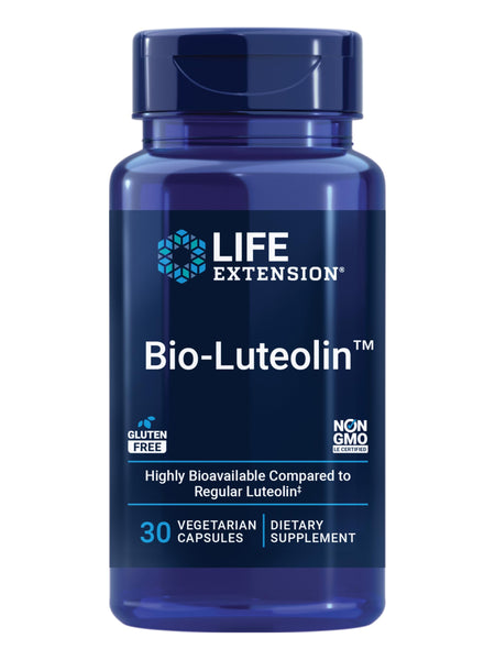 Life Extension® Bio-Luteolin™, Cellular Health, Healthy Aging, bioavailable Formula, Luteolin, Fenugreek Fiber, Gluten Free, Non-GMO, Vegetarian, 30 Capsules