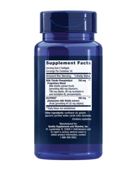 Thumbnail for Life Extension Advanced Milk Thistle, silymarin, silybin, phospholipids, Promotes Healthy Liver Function, Gluten-Free, Non-GMO, 60 softgels