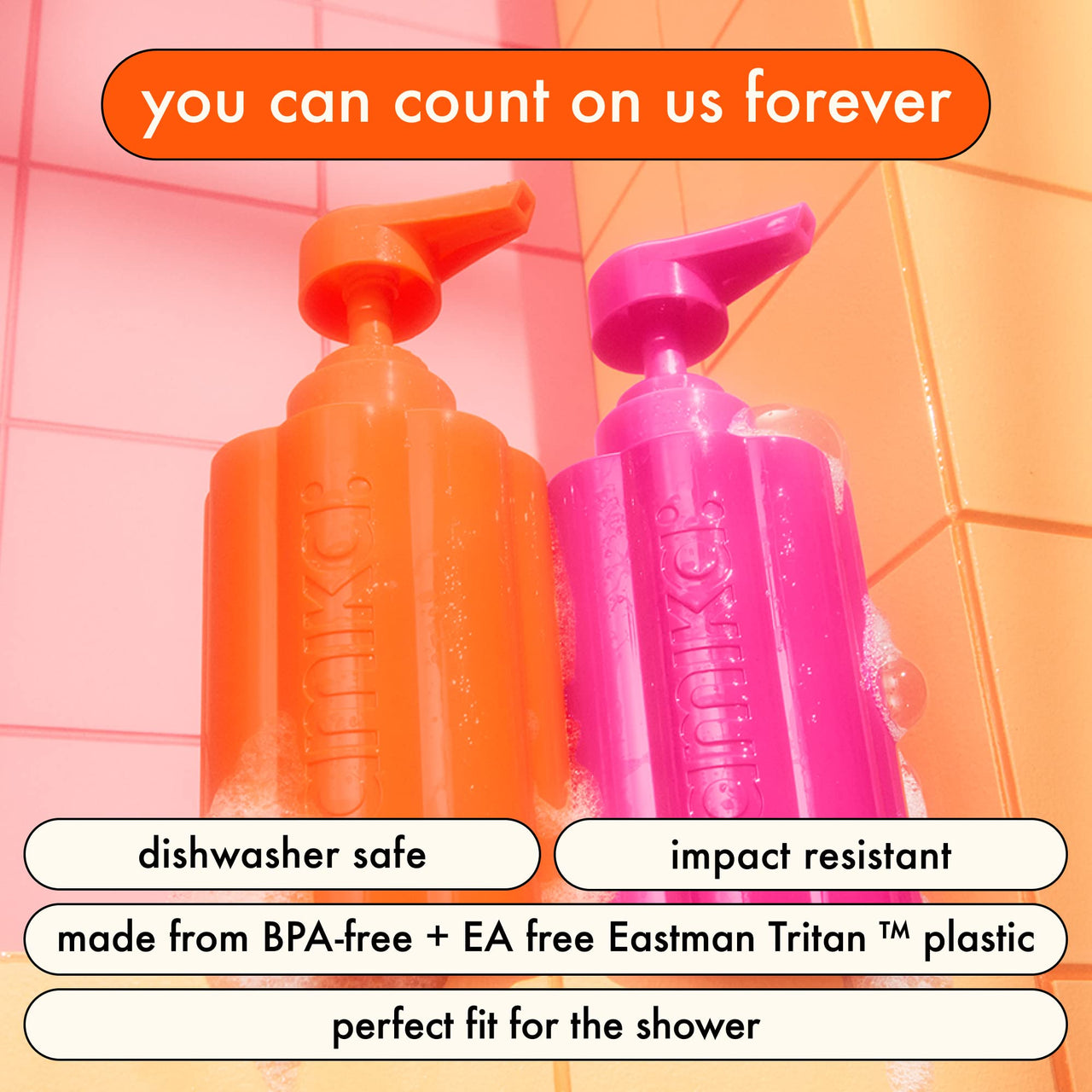amika forever friend tritan refillable bottle