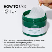 Thumbnail for VT COSMETICS CICA Mild Toner Pad (60 Pads) - Exfoliating, Hydrating, Soothing, pH Balancing With BHA, Centella Asiatica Extract, Hyaluronic Acids for Daily Facial Use