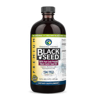 Thumbnail for Amazing Herbs Premium Black Seed Oil - Cold Pressed Nigella Sativa Aids in Digestive Health, Immune Support, Brain Function, Joint Mobility, Gluten Free, Non GMO - 16 Fl Oz