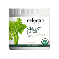 Thumbnail for Eclectic Herb - Celery Juice Powder | Nutritional Supplement | Hydration + Wellness Support, Vitamins + Minerals | Freeze Dried, USDA Organic, Non-GMO, Vegan (3.2 oz | 90 g)