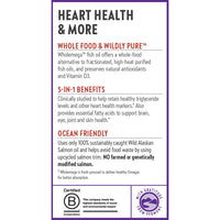 Thumbnail for New Chapter Wholemega Fish Oil Supplement - 2000mg per Serving, Clinically Proven Wild Alaskan Salmon Oil with Omega-3 + Vitamin D3 + Astaxanthin, 120 Softgels