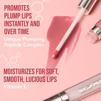 Thumbnail for BUXOM Full-On Plumping Lip Polish, Tinted Lip Plumper Gloss with Peptides & Vitamin E, High-Shine Lip Gloss that Nourishes, Vegan, BU 3 Piece Set (White Russian Sparkle, Sugar,Filler)