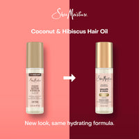 Thumbnail for Shea Moisture Coconut & Hibiscus Smooth & Shine Oil Coconut & Hibiscus Softens And Hydrates Hair With Manketti And Coconut Oil For A Lightweight Texture 3.3 Fl Oz