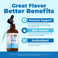 Thumbnail for MaryRuth's Organic Liquid Zinc Supplement for Kids & Adults | Immune Support | Skin Health | Antioxidant | Cellular Metabolism | Zinc Sulfate | Vegan | Non-GMO | Sugar Free | Gluten Free | 4 oz
