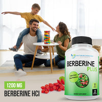 Thumbnail for DOCTOR RECOMMENDED SUPPLEMENTS Berberine Plus 1200mg Per Serving - 120 Veggie Capsules with Royal Jelly