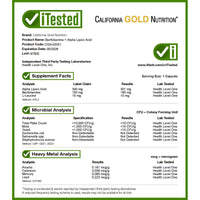 Thumbnail for California Gold Nutrition, Benfotiamine + Alpha Lipoic Acid and L-Leucine, 90 Veggie Capsules