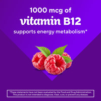 Thumbnail for vitafusion Vitamin B12 Gummy Vitamins for Energy Metabolism Support, Raspberry Flavored, America’s Number 1 Gummy Vitamin Brand, 70 Day Supply, 140 Count