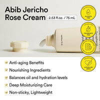 Thumbnail for Abib Jericho Rose Cream 75ml - Hypoallergenic, Anti-Aging Moisturizer for Dry Skin