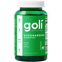 Thumbnail for Goli Supergreens Gummies with Probiotics - Artichoke Leaf Extract, Spirulina, Kale, Vitamins A, B6, B12 - Vegan, Gluten-Free, Non-GMO