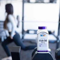 Thumbnail for Fish Oil 1000 mg 90 Enteric Coated Softgels, 21st Century