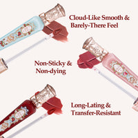 Thumbnail for Flower Knows Strawberry Rococo Cloud Lip Cream,Long Lasting Warm Pink Matte Lipstick,Hydrating Lip Stain,Transfer & Smudge Proof Velvet Liquid Lipstick for Girls&Women,0.12 Fl Oz(S05 Tiny Tulip)