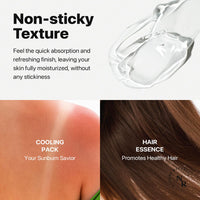 Thumbnail for Nature Republic Mild & Moisture Aloe Vera Watery Gel (2 PCS) | Hydrating & Moisturizing, Fast-Absorbing Non-Sticky, Aftersun & Aftershave Soothing Gel for Face & Hair, Korean Skincare, All Skin Types