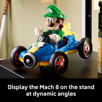 Thumbnail for LEGO Mario Kart - Luigi & Mach 8 - Building Set for Adults, Ages 18+ - Nintendo Collectible for Fans - Gift for Men & Women - Bedroom or Bookshelf Decor - 72050