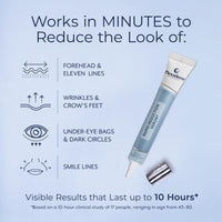 Thumbnail for Plexaderm Rapid Reduction Eye Serum - Visibly Reduces Under-Eye Bags, Wrinkles, Dark Circles, Fine Lines & Crow's Feet Instantly, Anti Aging Wrinkle Remover for Face, Full Size Tube