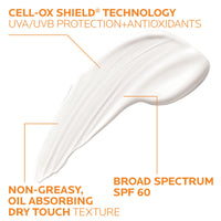 Thumbnail for La Roche-Posay Anthelios Clear Skin Sunscreen Dry Touch SPF 60, Oil Free Sunscreen For Face, Oil Absorbing, Broad Spectrum SPF + Antioxidants, Non-Greasy, Oxybenzone Free, Travel Size