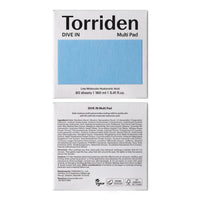 Thumbnail for Torriden DIVE IN Multi Pad (80 pads) | Serum infused Facial Pads for Cooling, Soothing, Hydrating Spot Masking | Hyaluronic Acid, Panthenol, Allantoin
