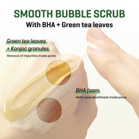 Thumbnail for SOME BY MI Bye Bye Blackhead 30 Days Miracle Green Tea Tox Bubble Cleanser – 4.23oz, 120g – Korean Face Wash & Bubble Face Mask – Daily Blackhead-Removing Pore Minimizer for Face – Korean Skin Care
