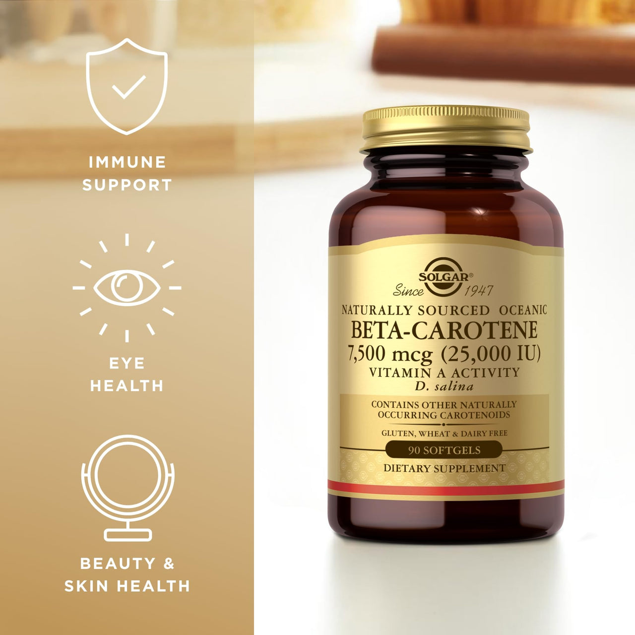 Oceanic Beta Carotene Solgar 90 Softgel