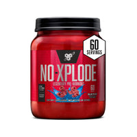 Thumbnail for BSN N.O.-XPLODE Pre Workout Powder, Energy Supplement for Men and Women with Creatine and Beta-Alanine, Blue Raz, 60 Servings, 2.45 Pound (Packaging May Vary)